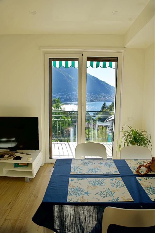 The Blue - Lake / City View Modern Apt Near Villa Olmo Como Eksteriør bilde